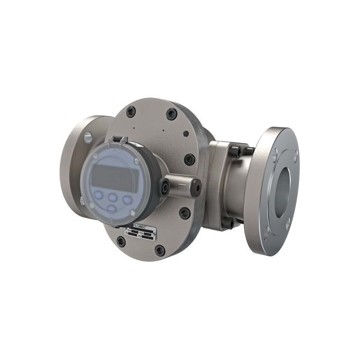Oval Gear Flow Meter, Local Display, Pulse Out, 4-20mA, Stainless Steel Body For Clean Light Acids and Lubricants