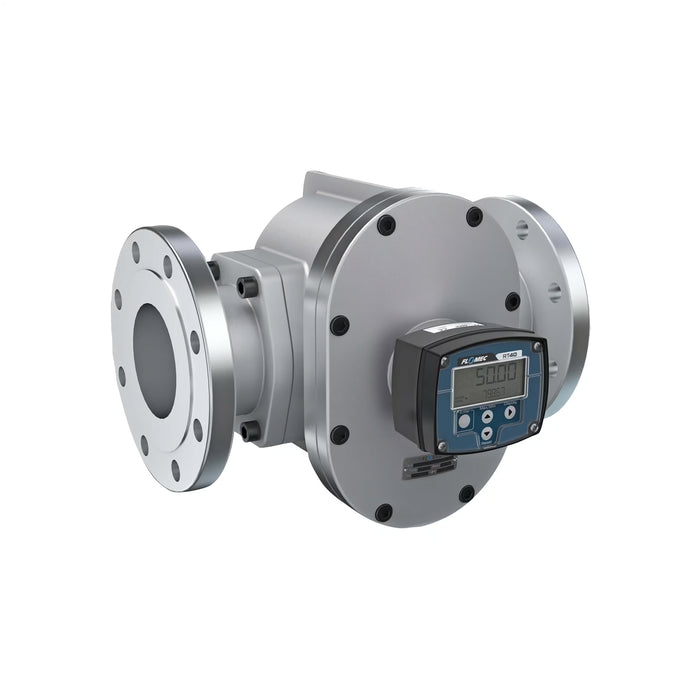 Oval Gear Flow Meter, Local Display, Pulse Out, Aluminum Body For Clean Solvents and Fuel Additives