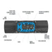 FLOMEC TM series 1 1/2-inch meter display and buttons break down