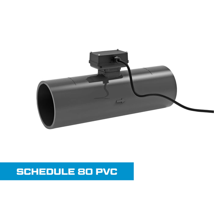 Turbine Flow Meter, Schedule 80 PVC for Water
