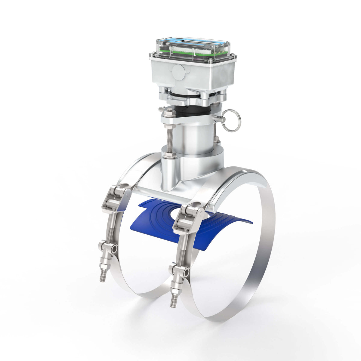 Ultrasonic Flow Meter, Battery Powered Display, TUBE Pipe for Water