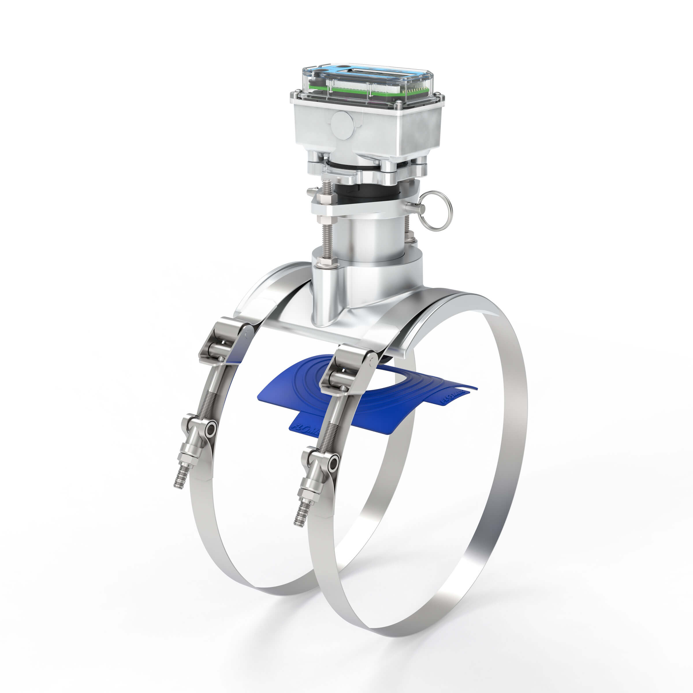 Ultrasonic Flow Meter, Battery Powered Display, NPS IPS Pipe for Water