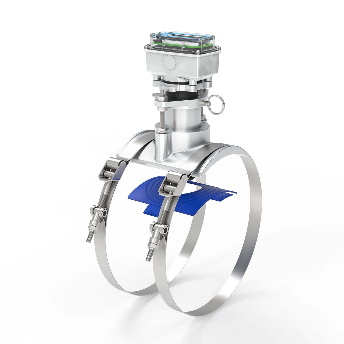 Ultrasonic Flow Meter, Battery Powered Display, TUBE Pipe for Water