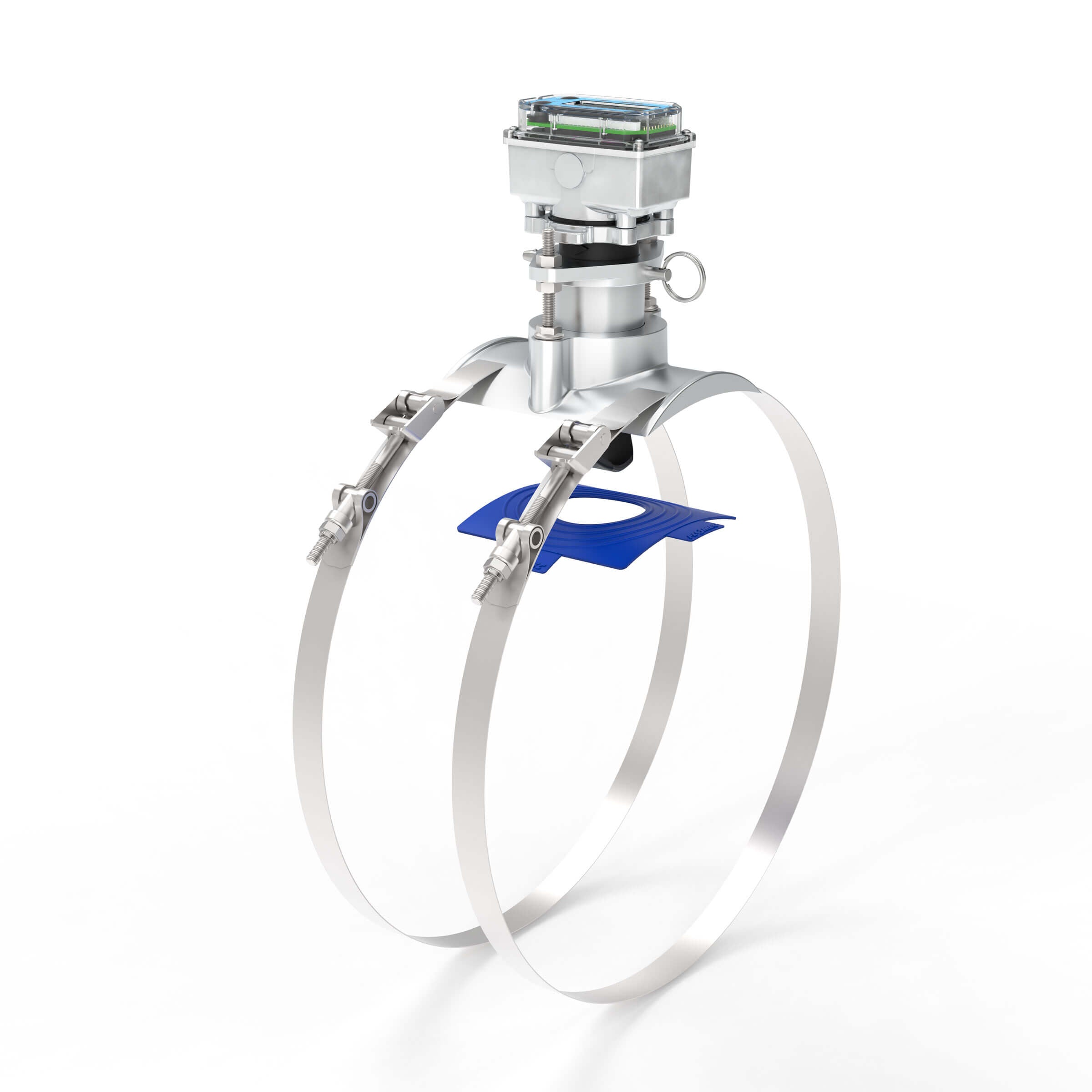 Ultrasonic Flow Meter, Battery Powered Display, PIP Pipe for Water